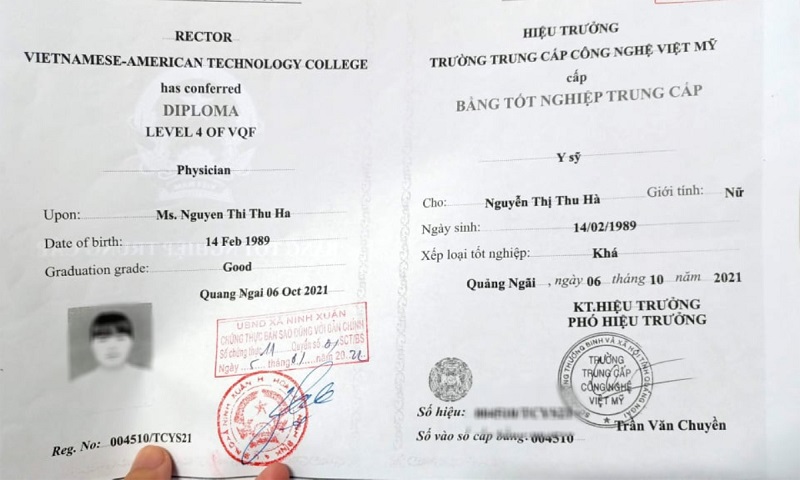làm bằng trung cấp giá rẻ tphcm