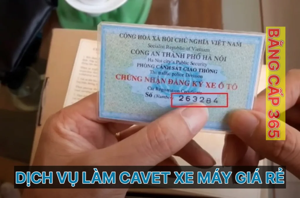Làm Cavet Xe Máy Giá Rẻ