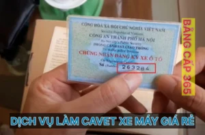 Làm Cavet Xe Máy Giá Rẻ