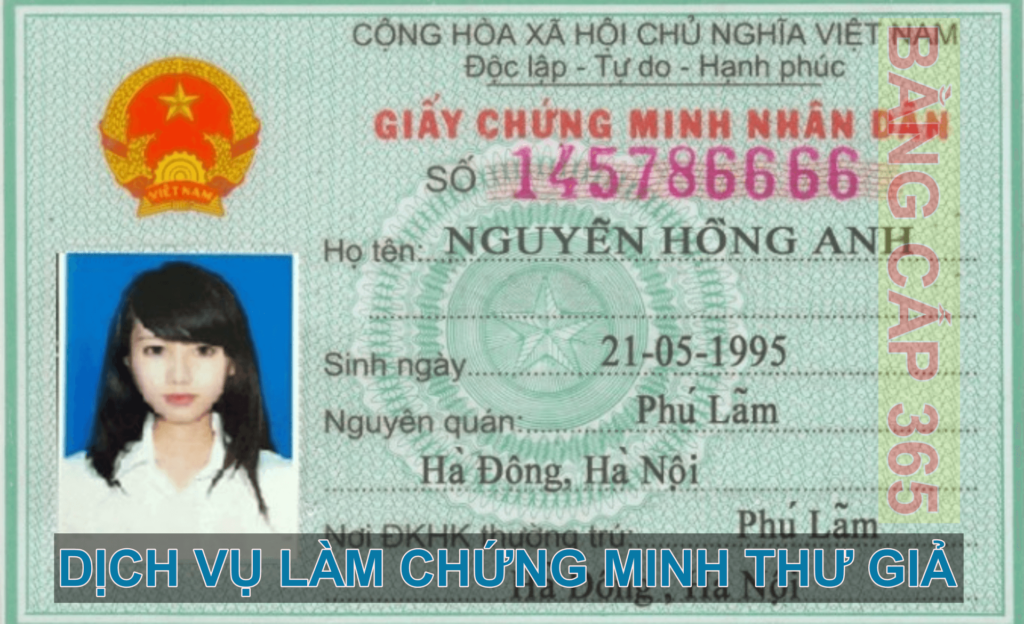 Làm chứng minh thư giả