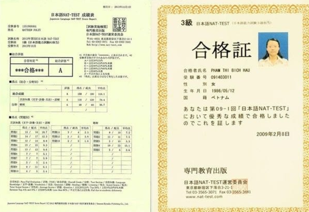 Mua chứng chỉ tiếng nhật ở đâu