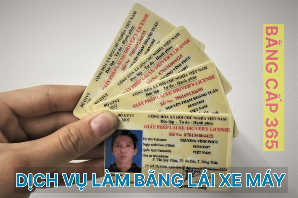 Làm bằng lái xe máy