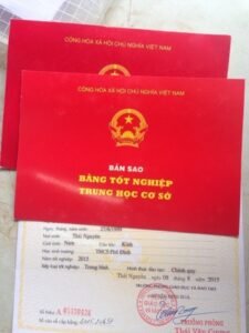 Thủ Tục Cấp lại bằng tốt nghiệp Trung học cơ sở