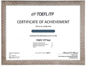 Làm bằng TOEFL ITP