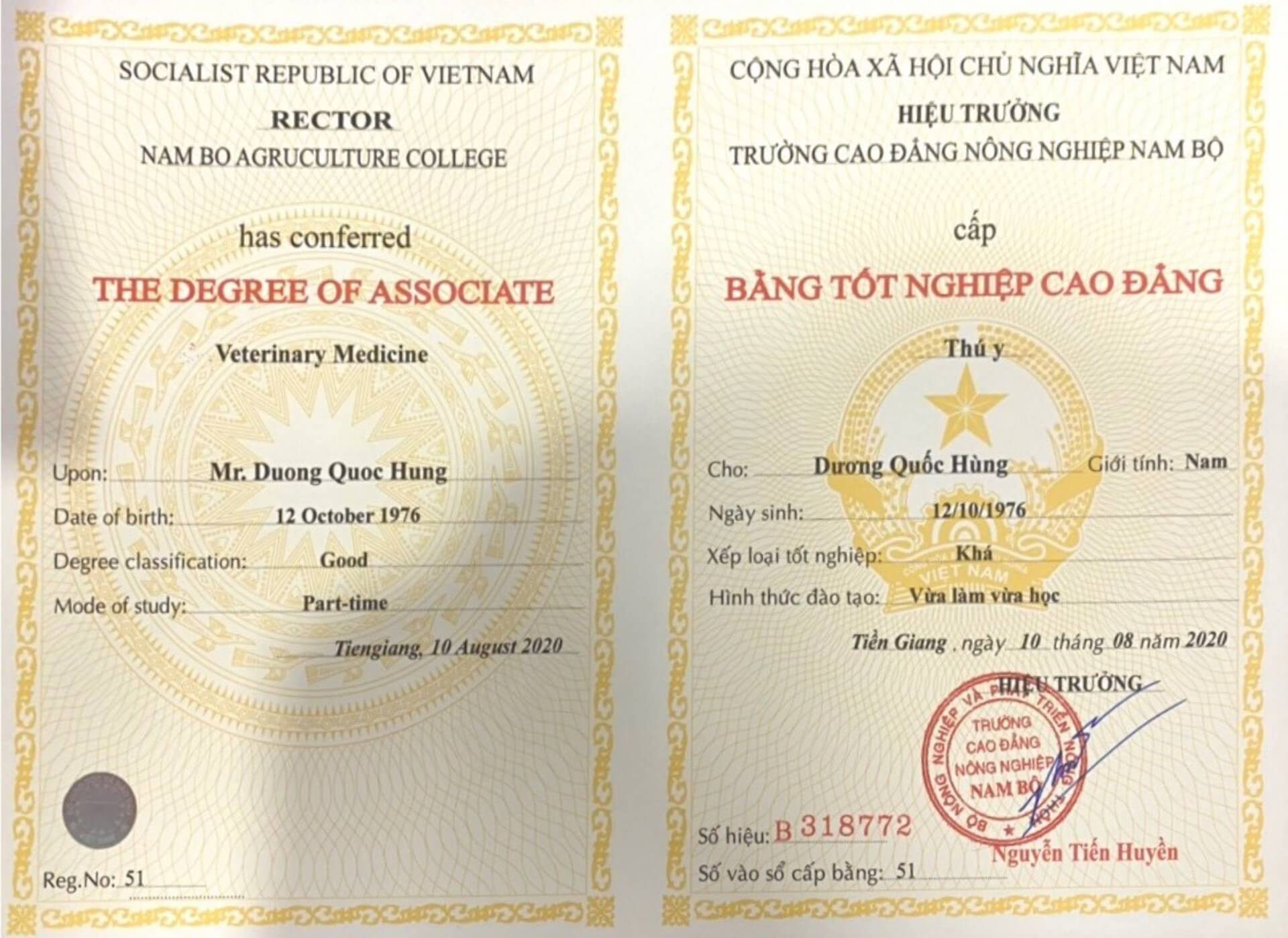Làm bằng cao đẳng giá rẻ
