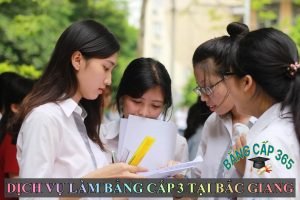 Làm bằng cấp 3 tại Bắc Giang
