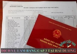 Làm bằng cấp 3 tại Hải Dương