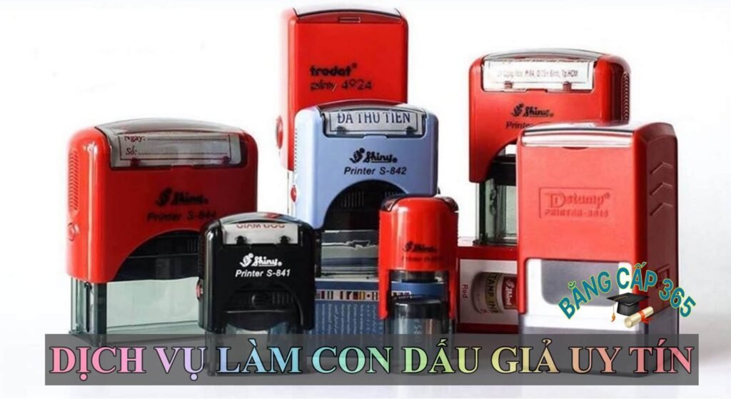 Làm con dấu giả