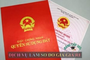 Làm sổ đỏ giả