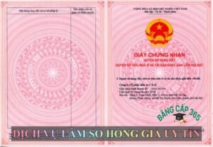 Làm sổ hồng giả