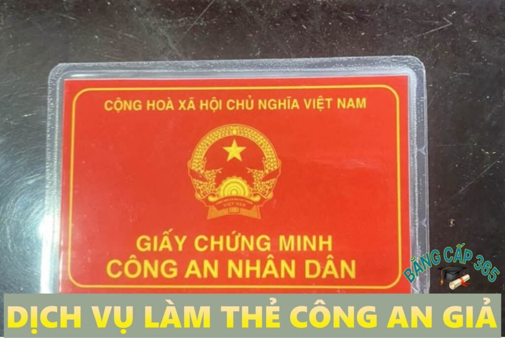 dịch vụ làm thẻ công an giả