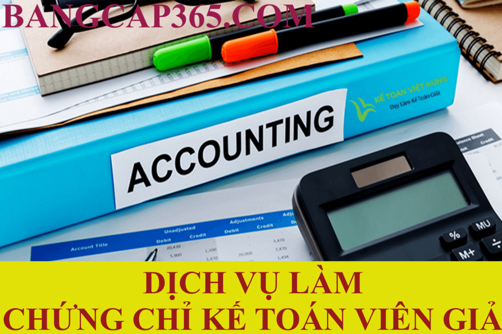 làm chứng chỉ kế toán viên