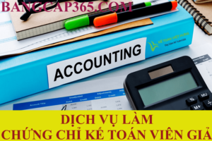 làm chứng chỉ kế toán viên