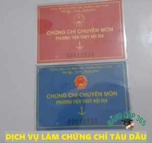 Làm chứng chỉ tàu dầu