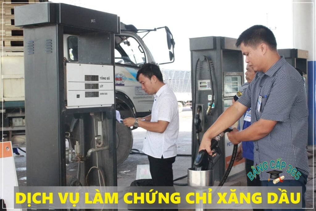 làm chứng chỉ xăng dầu