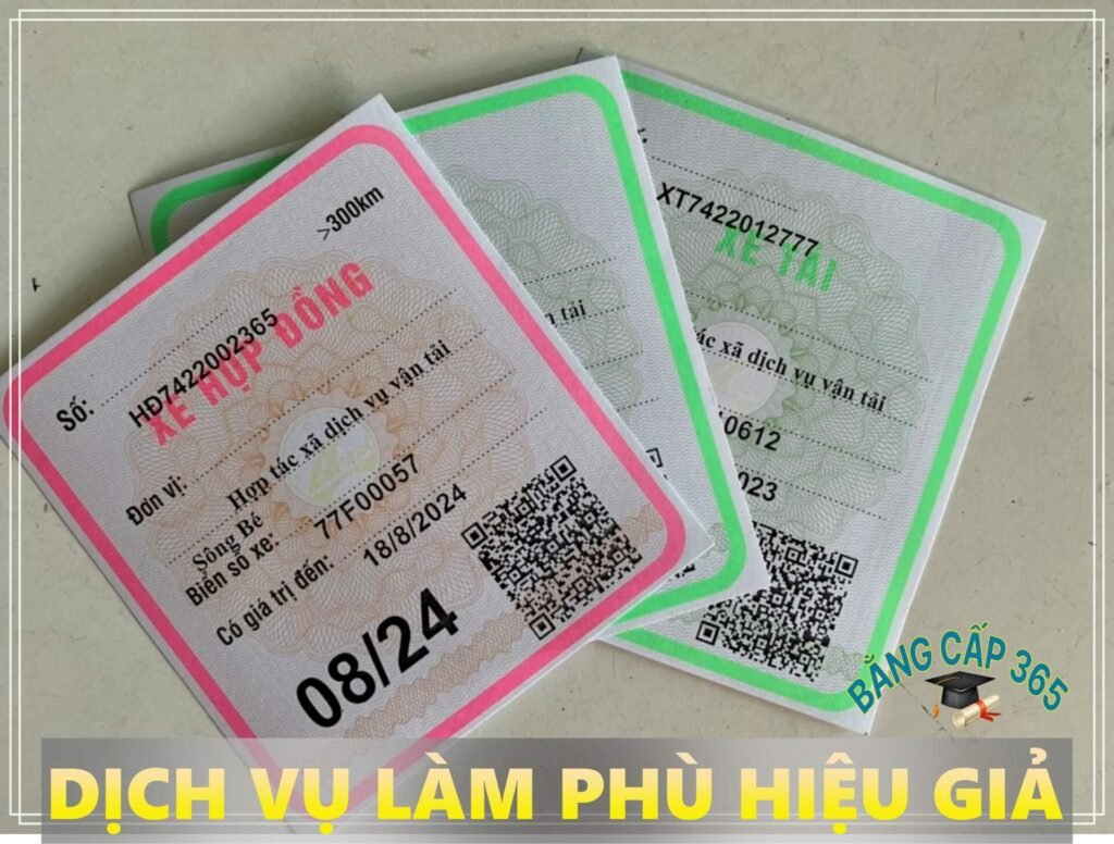 làm phù hiệu giả