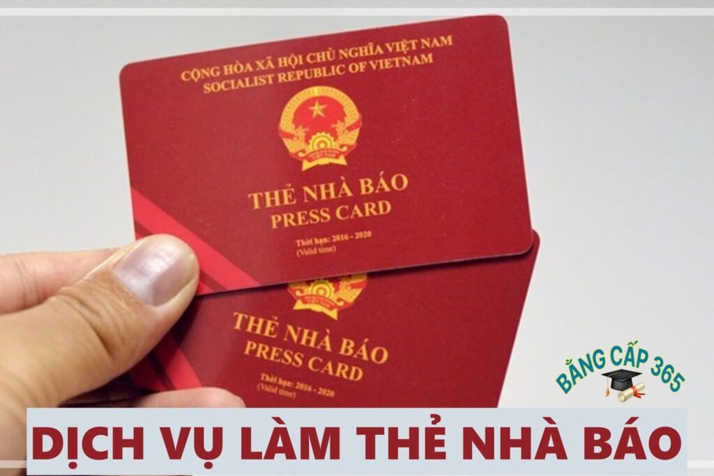 làm thẻ nhà báo